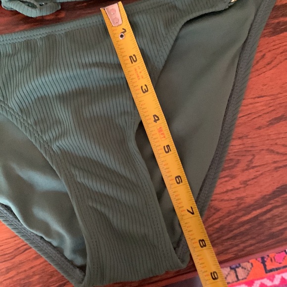 2/$30❤️ Forest Green Ribbed String Bikini - Picture 9 of 11